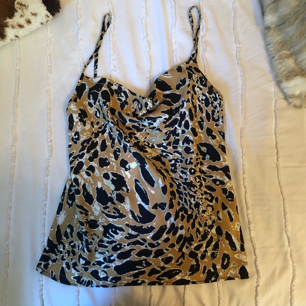 Top Shop Cowl Tank Top